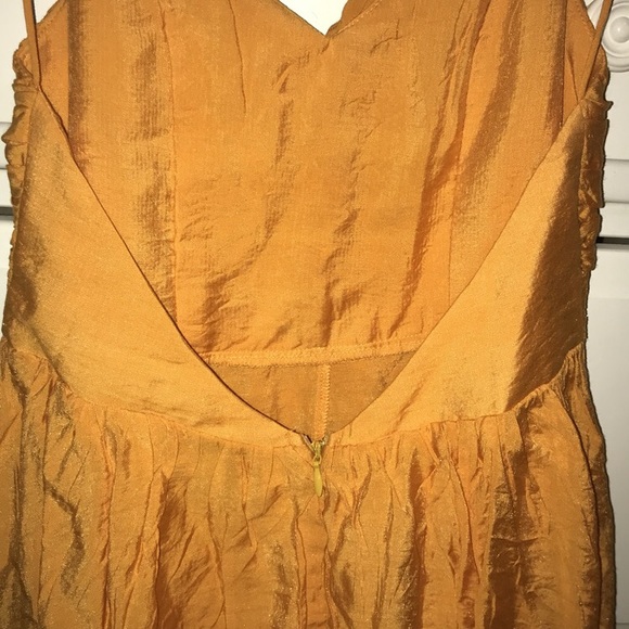 Princess Polly Orange/gold Romper - Picture 4 of 4